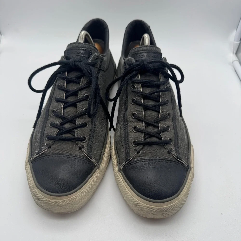 Converse John Varvatos 151298C Gray Lace‎ Up Low Top Sneaker Unisex Shoes M11.5 - Picture 2 of 6